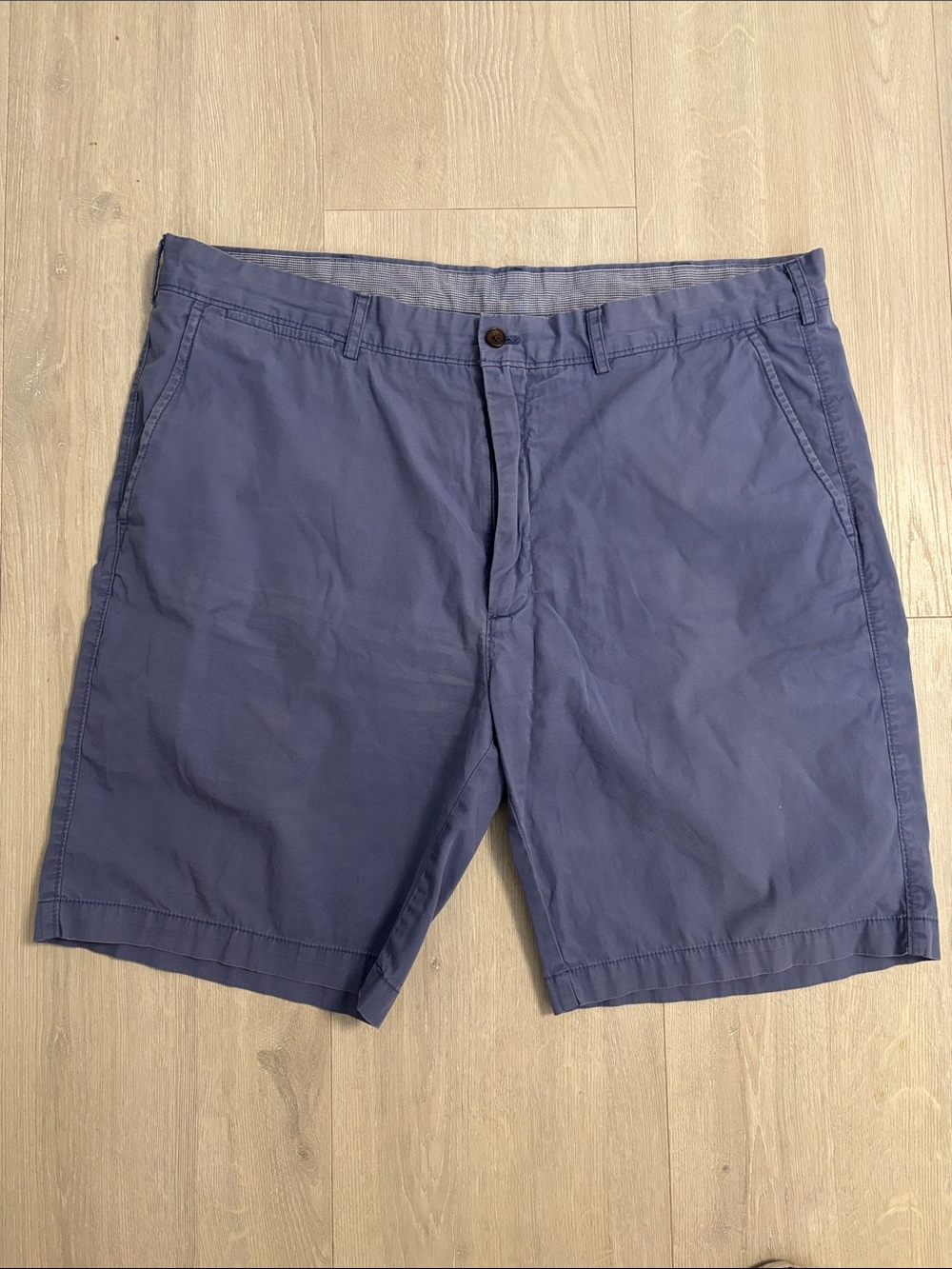 🔥BUNDLESALE Mens 40 Daniel Cremieux Hampton Slate Blue Flat-Front Cotton Shorts